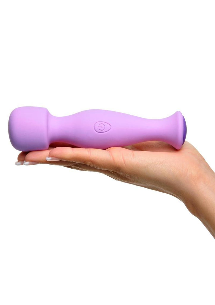 Fantasy For Her Silicone Body Massage Her Rechargeable Waterproof - Purple - 6.25in