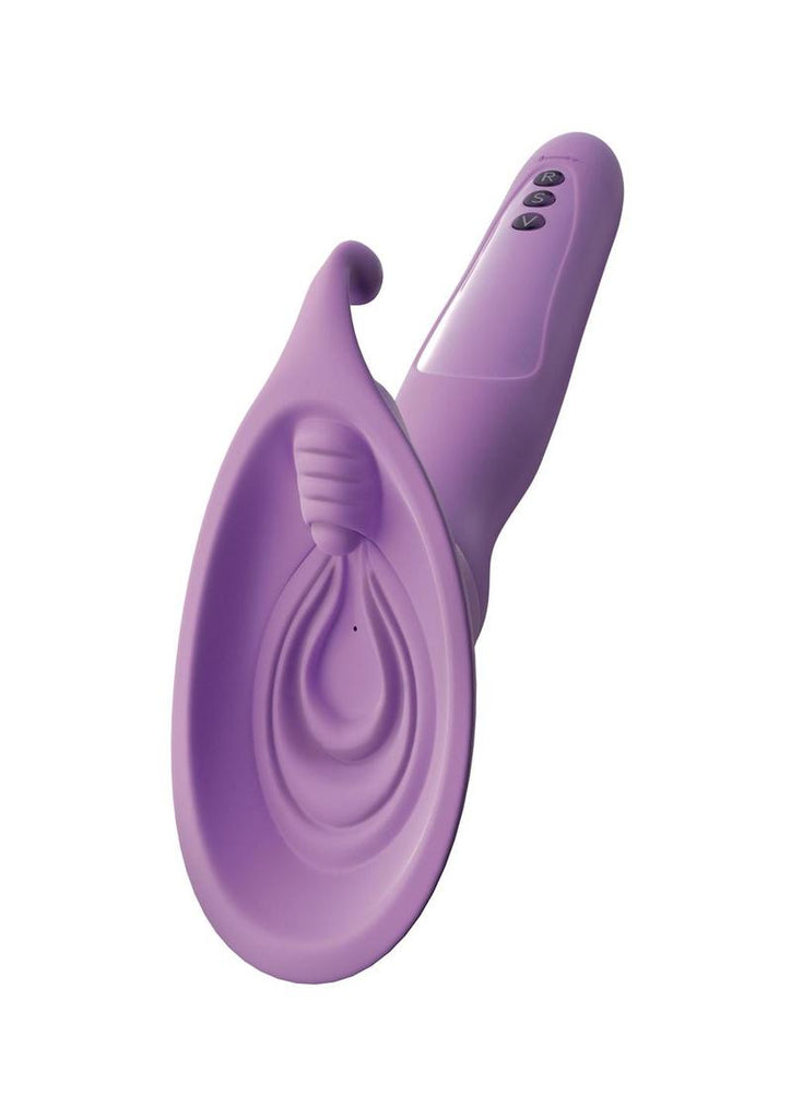 Fantasy For Her Silicone Vibrating Roto Suck Her Stimulator - Purple