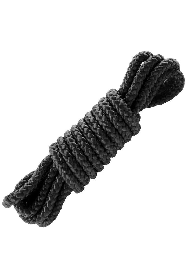 Fetish Fantasy Mini Silk Rope - Black - 6ft