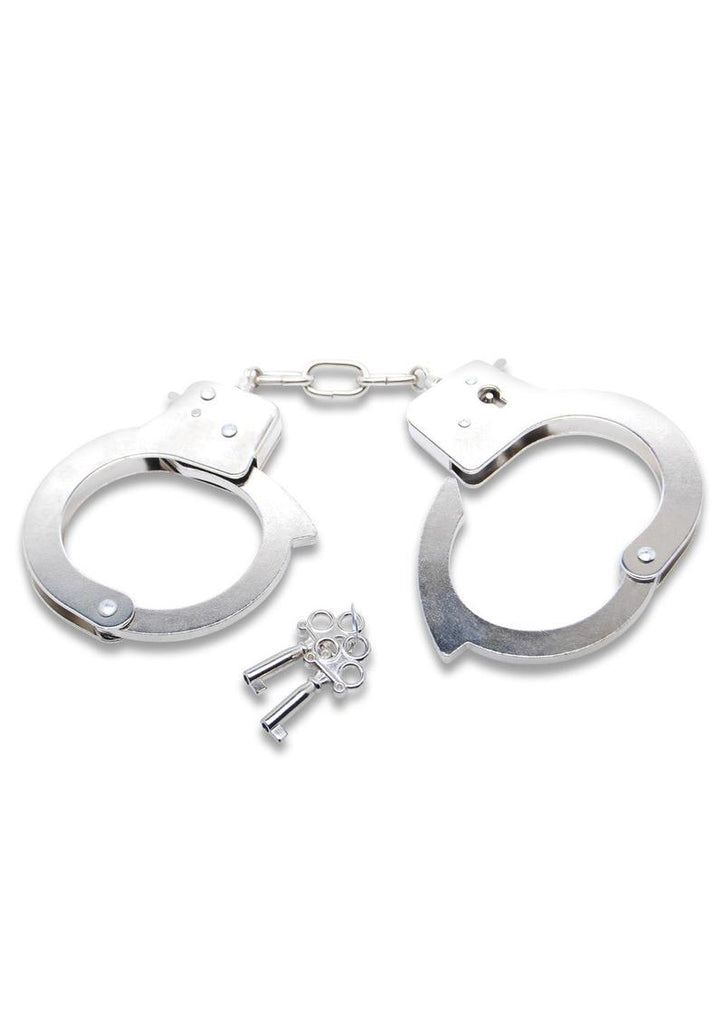 Fetish Fantasy Official Quick Release Handcuffs - Metal/Silver