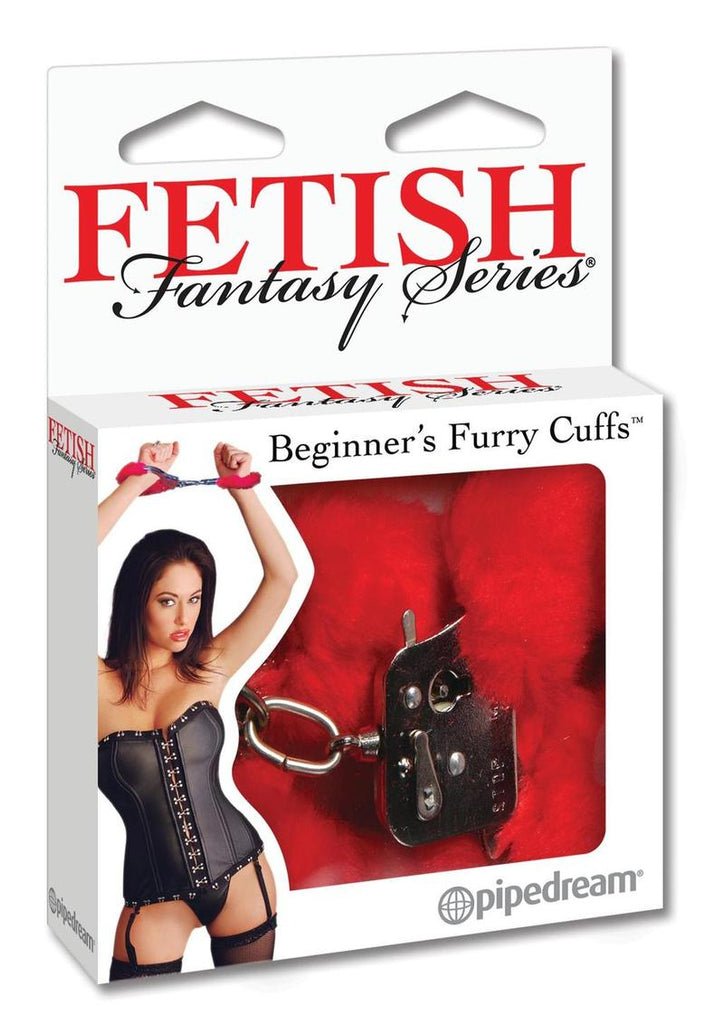 Fetish Fantasy Series Beginner's Furry Cuffs - Red