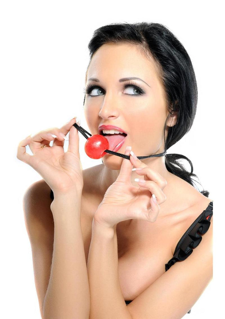 Fetish Fantasy Series Candy Ball Gag - Pink/Red