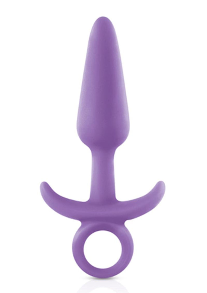 Firefly Prince Silicone Butt Plug - Glow In The Dark/Purple - Medium