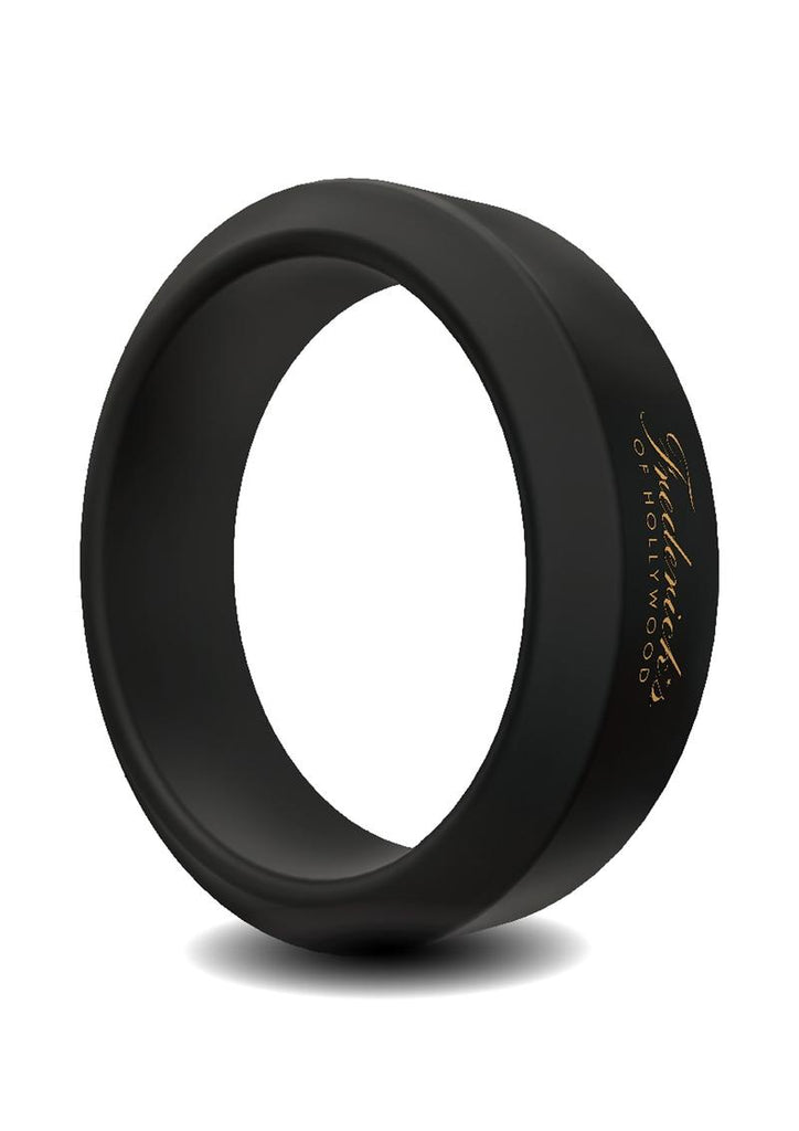 Frederick's Of Hollywood Silicone Non-Vibrating C-Ring - Black