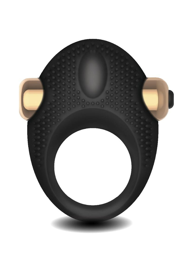 Frederick's Of Hollywood Vibrating Couples Cock Ring - Black