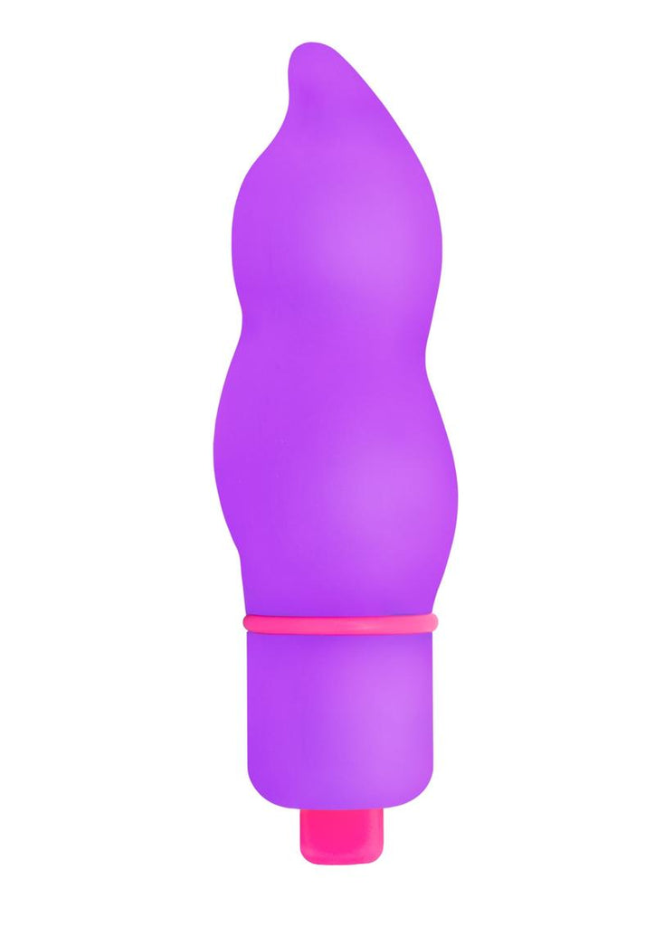 Fun Size Swirls Bullet Vibrator - Purple - Small