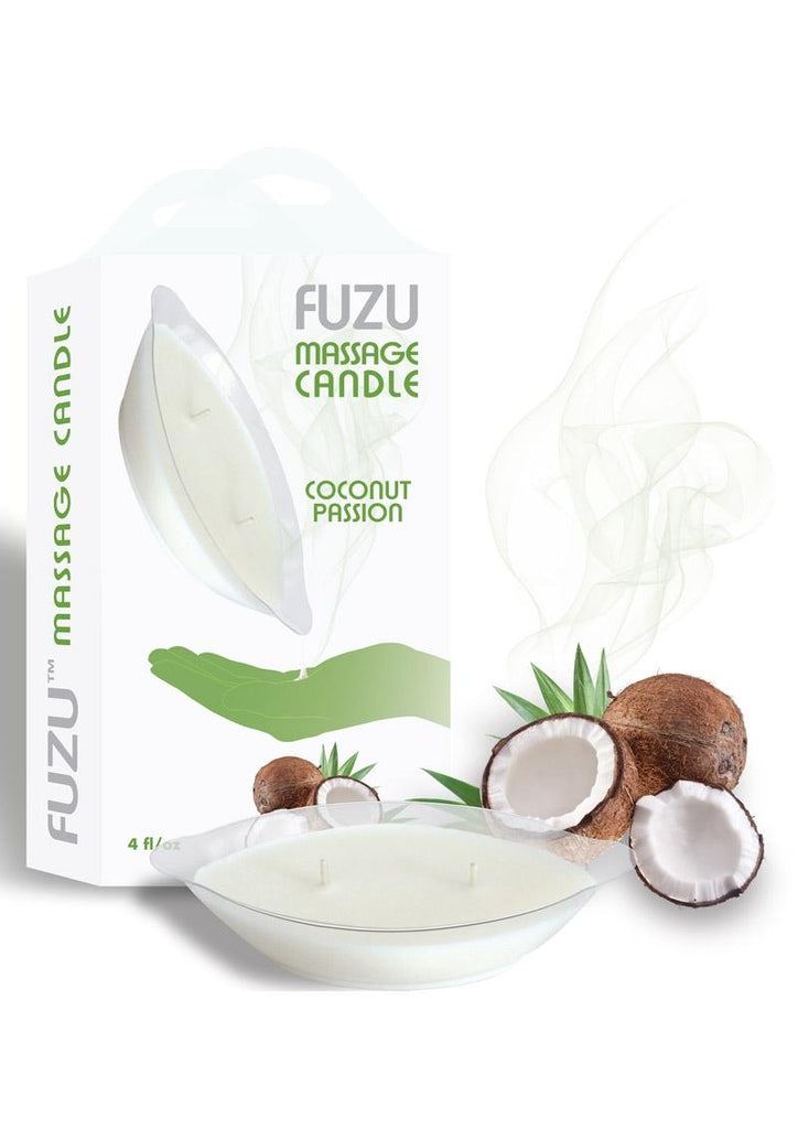 Fuzu Massage Candle Coconut Passion - 4oz