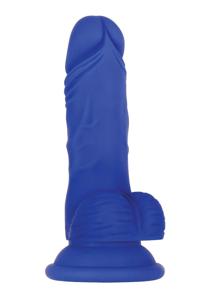 Gender X Semi Sweet Tart Color Changing Silicone Dildo - Blue/Purple
