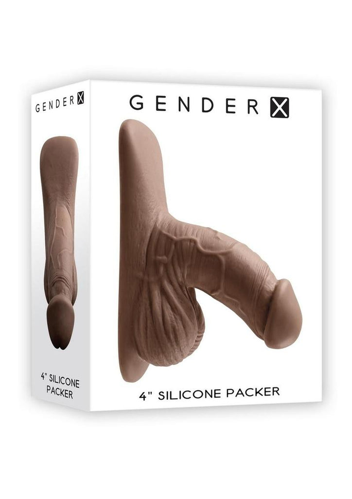 Gender X Silicone Packer Dildo - Caramel - 4in