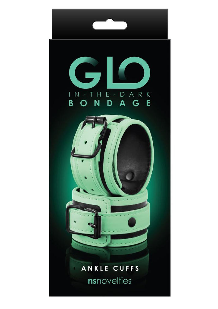 Glo Bondage Glow In The Dark Ankle Cuff - Glow In The Dark/Green