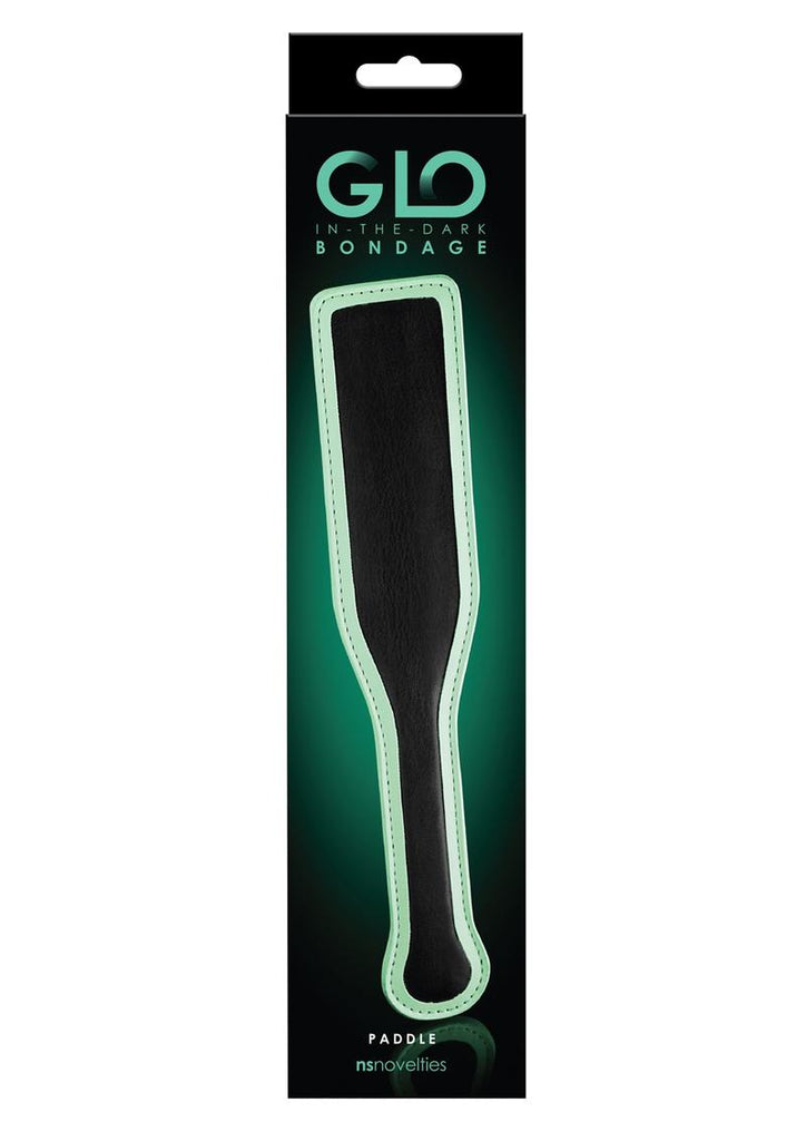 Glo Bondage Glow In The Dark Paddle - Glow In The Dark/Green
