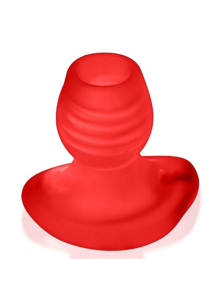 Glowhole 1 Hollow Buttplug with Led Insert - Small - Red Morph - Red - Small