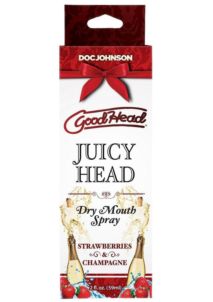 Goodhead Juicy Head Dry Mouth Spray - Strawberries and Champagne - 2oz