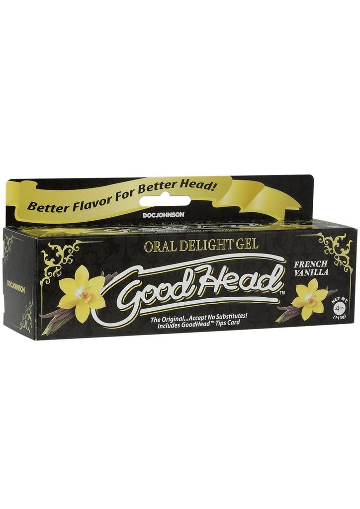 Goodhead Oral Delight Gel Flavored French Vanilla - 4oz