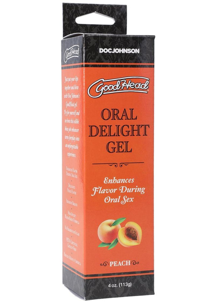 Goodhead Oral Delight Gel Flavored Peach - 4oz