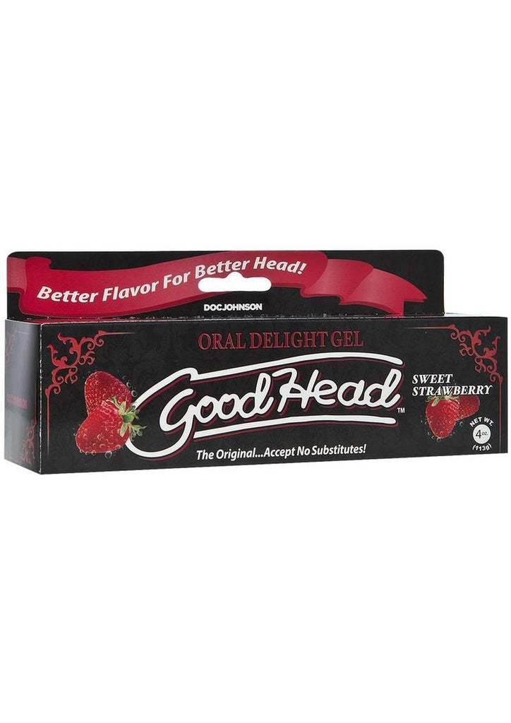 Goodhead Oral Delight Gel Sweet Flavored Strawberry - 4oz