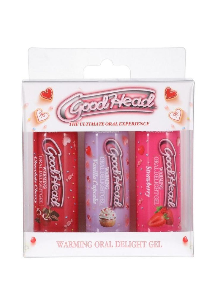 Goodhead Warming Oral Delight Gel Assorted Flavors - 2oz - 3 Pack