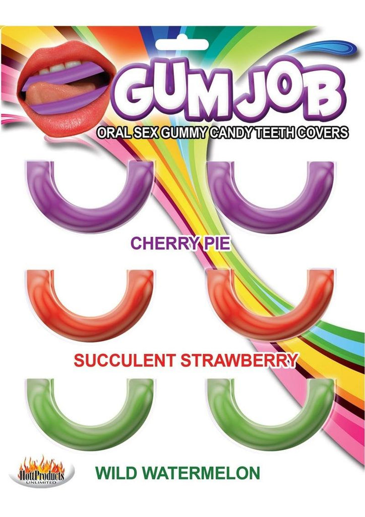 Gum Job Oral Sex Gummy Candy Teeth Covers Assorted Flavors - 6 Pack