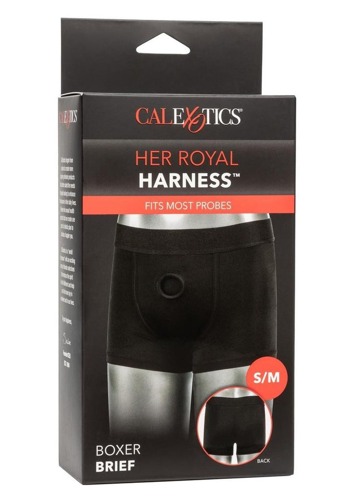 Her Royal Harness Boxer Brief - Black - Medium/Small