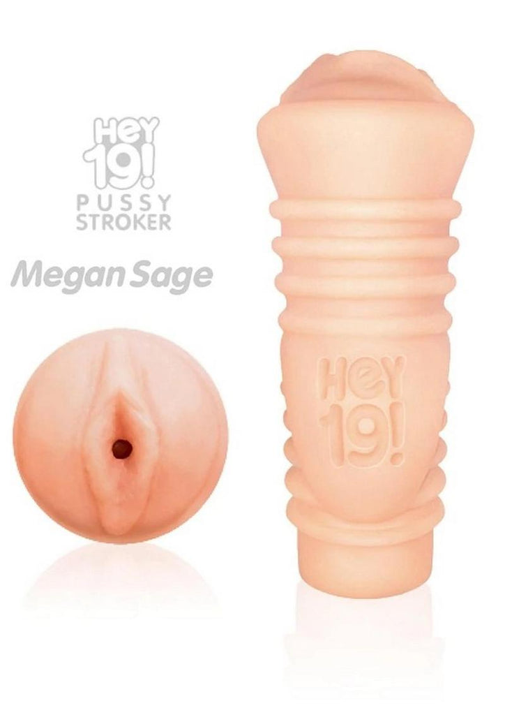 Hey 19! Vibrating Teen Pussy Stroker Megan Sage - Flesh