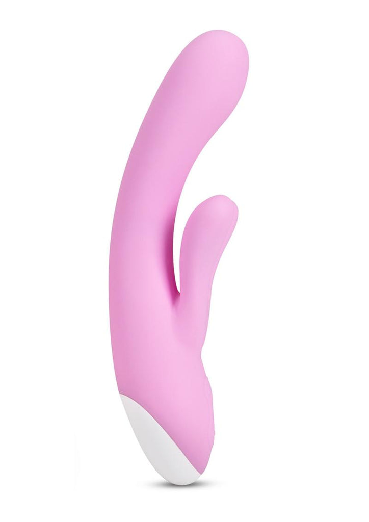 Hop Lola Bunny Rechargeable Silicone Rabbit Vibrator - Ballet Slipper - Pink