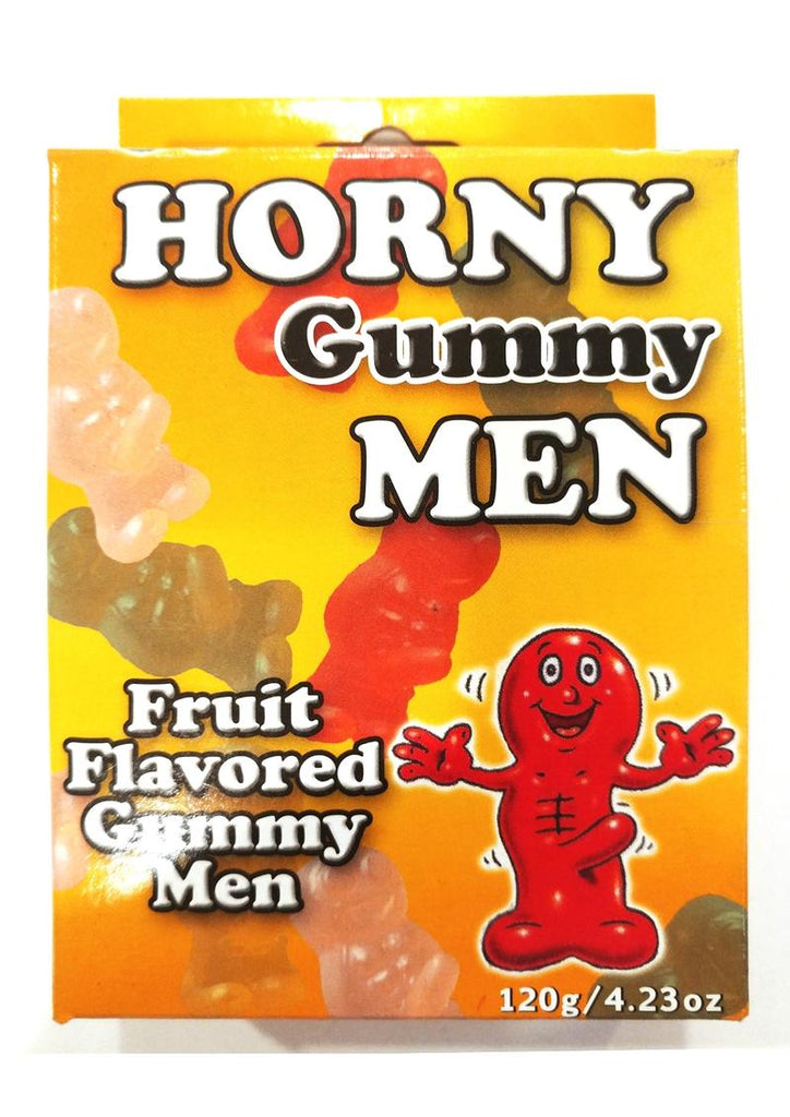 Horny Gummy Men Fruit Flavored Gummy Men - Assorted Colors