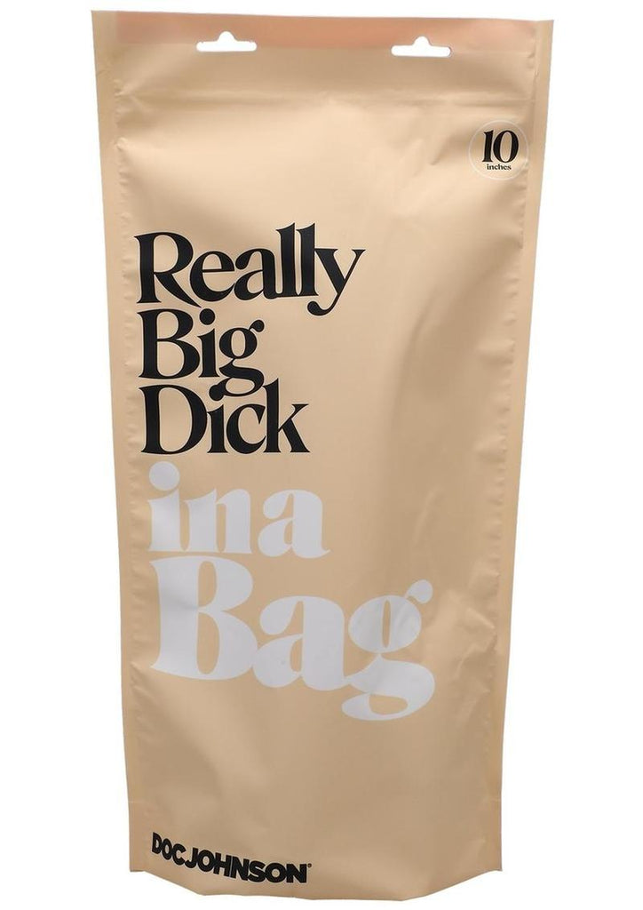 In A Bag Really Big Dick Dildo - Clear - 10in