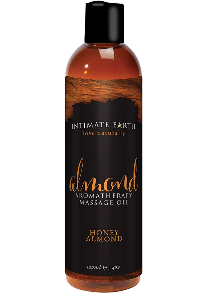 Intimate Earth Almond Aromatherapy Massage Oil Honey Almond - 4oz