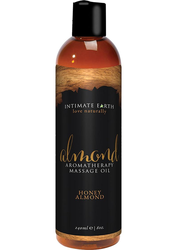 Intimate Earth Almond Aromatherapy Massage Oil Honey Almond - 8oz
