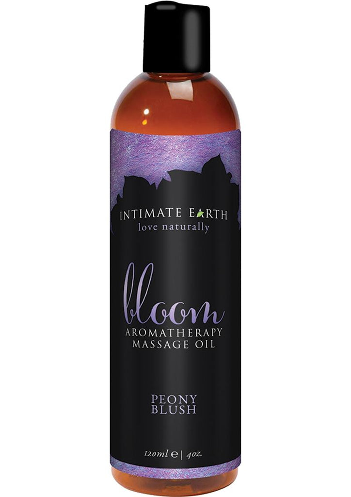 Intimate Earth Bloom Aromatherapy Massage Oil Peony Blush - 4oz