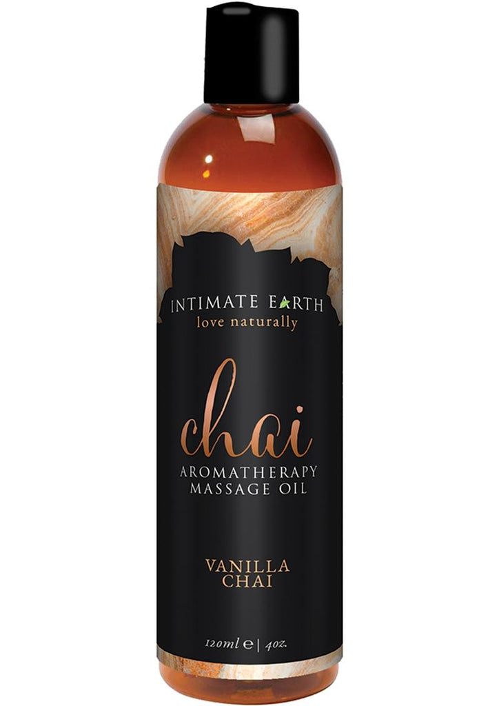 Intimate Earth Chai Aromatherapy Massage Oil Vanilla Chai - 4oz