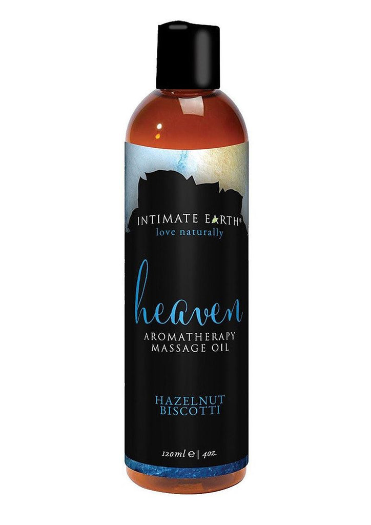 Intimate Earth Heaven Aromatherapy Massage Oil Hazelnut Biscotti - 4oz