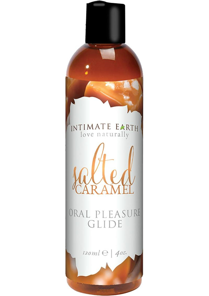 Intimate Earth Oral Pleasure Glide Lubricant Salted Caramel - 4oz