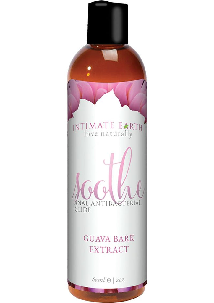Intimate Earth Soothe Antibacterial Anal Glide Lubricant Guava Bark Extract - 2oz