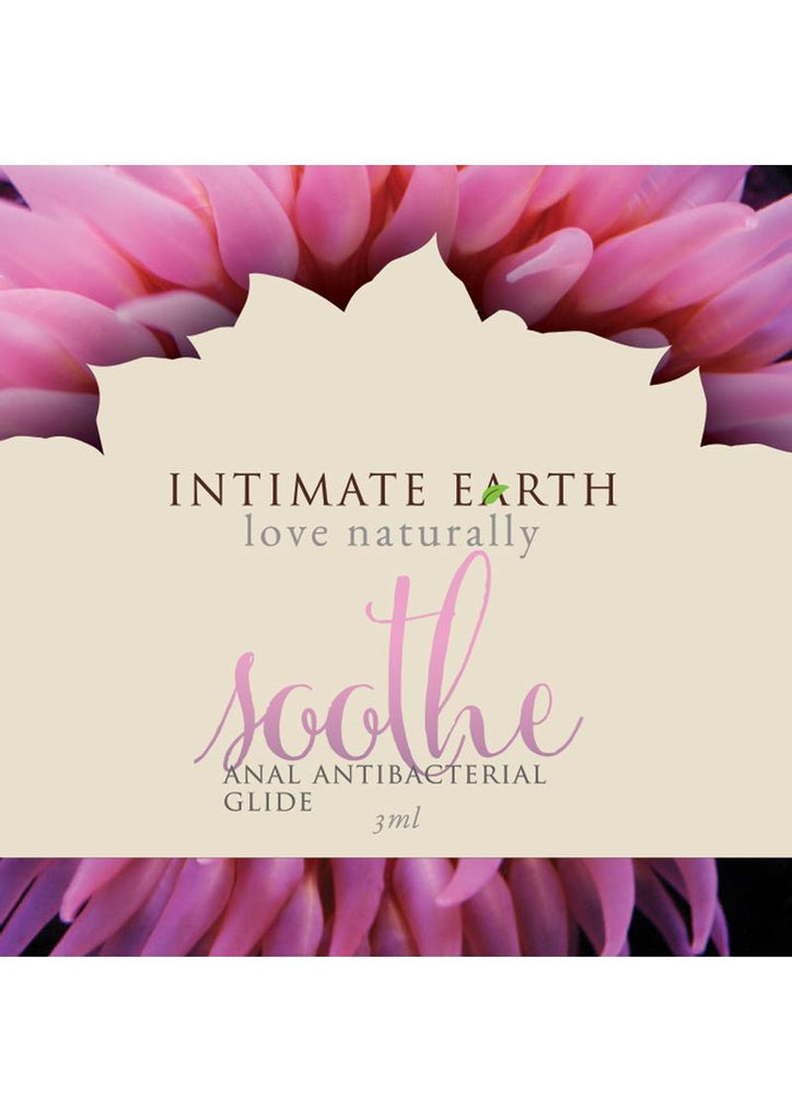 Intimate Earth Soothe Antibacterial Anal Glide Lubricant Guava Bark Extract - 3ml Foil