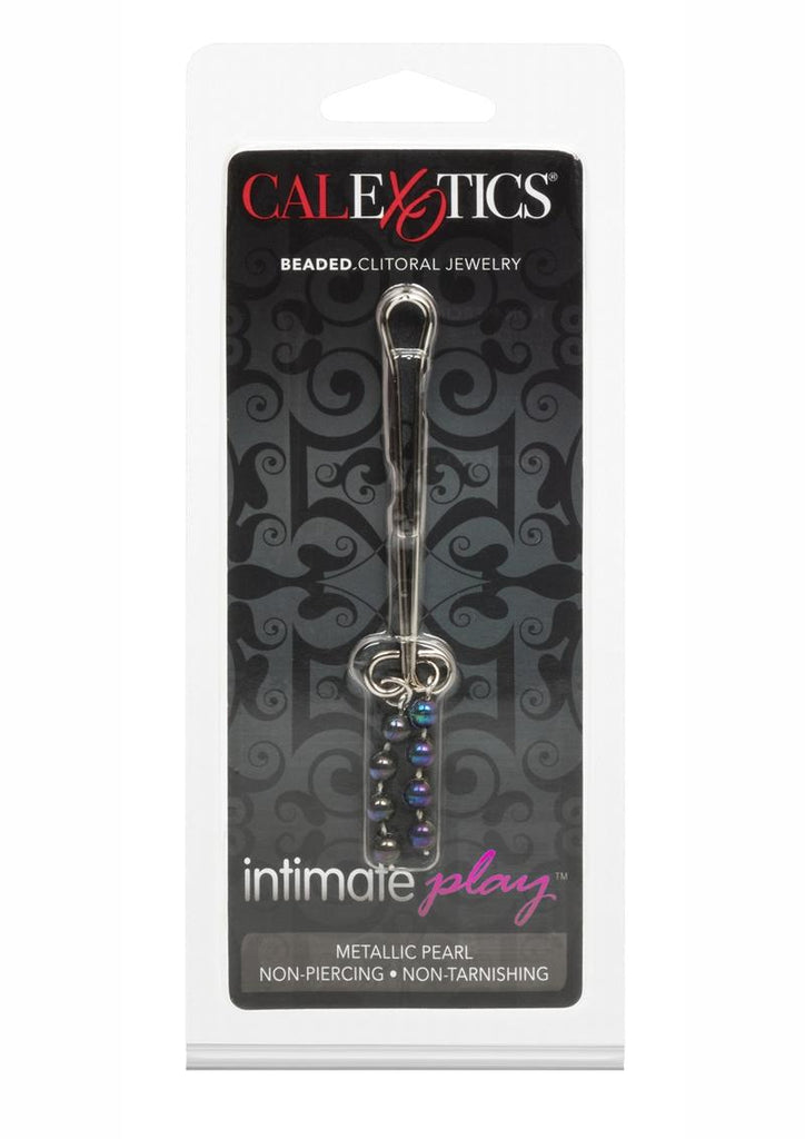 Intimate Play Non-Piercing Beaded Clitoral Jewelry - Silver