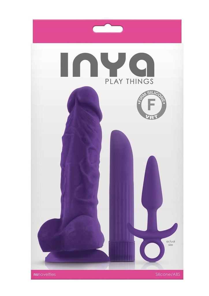 Inya Play Things Kit - Purple - Set Of 3