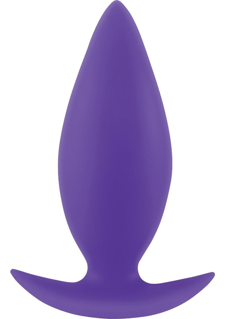 Inya Spade Silicone Butt Plug - Purple - Medium