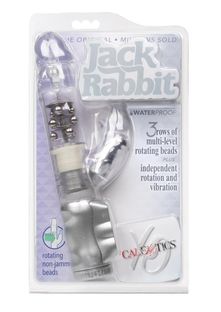 Jack Rabbit Beaded Rabbit Vibrator - Clear