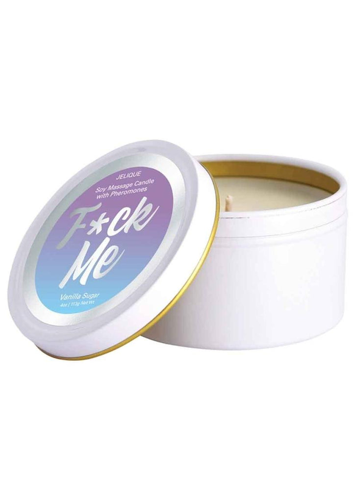 Jelique Massage Candle Pheromone F*ck Me Vanilla Sugar - 4oz
