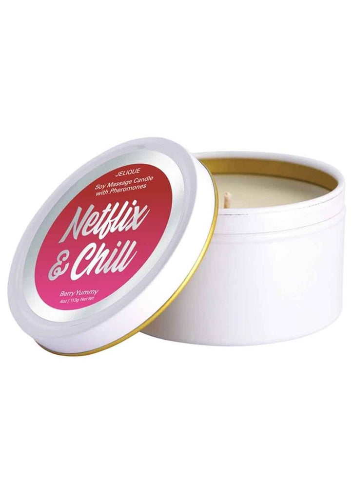 Jelique Massage Candle Pheromone Netflix and Chill Very Yummy - 4oz