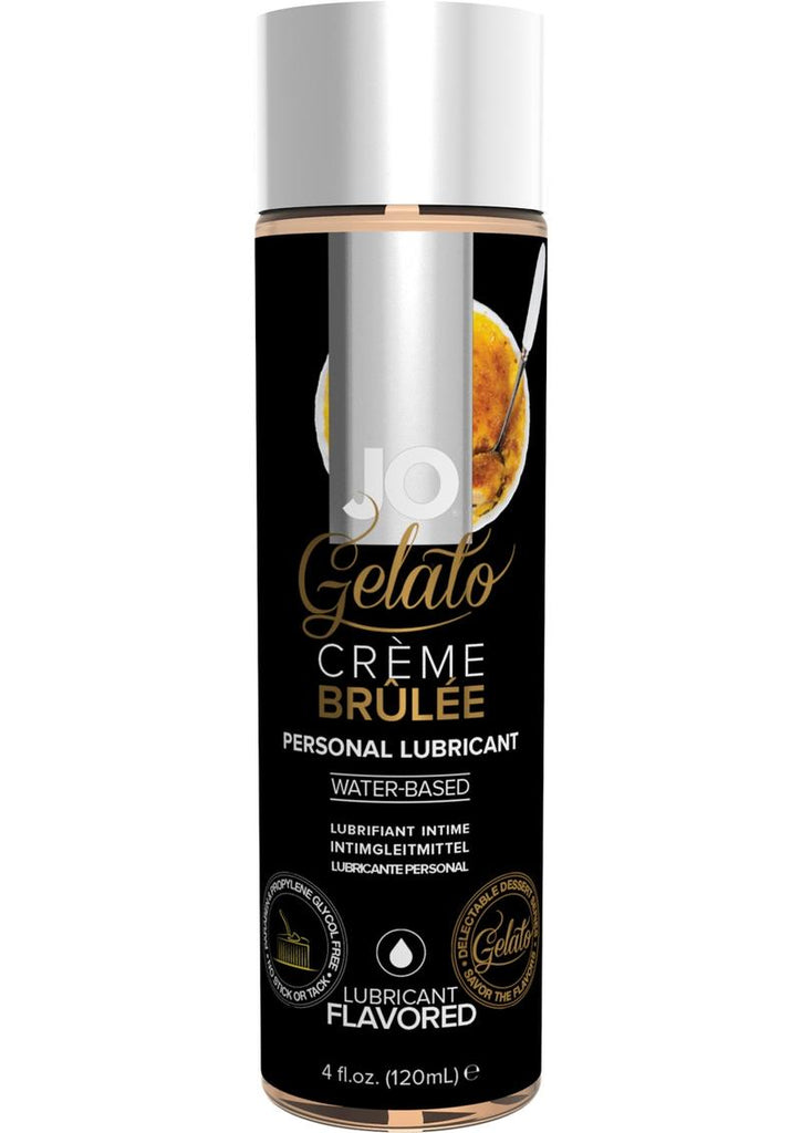 JO Gelato Water Based Flavored Lubricant Creme Brulee - 4oz