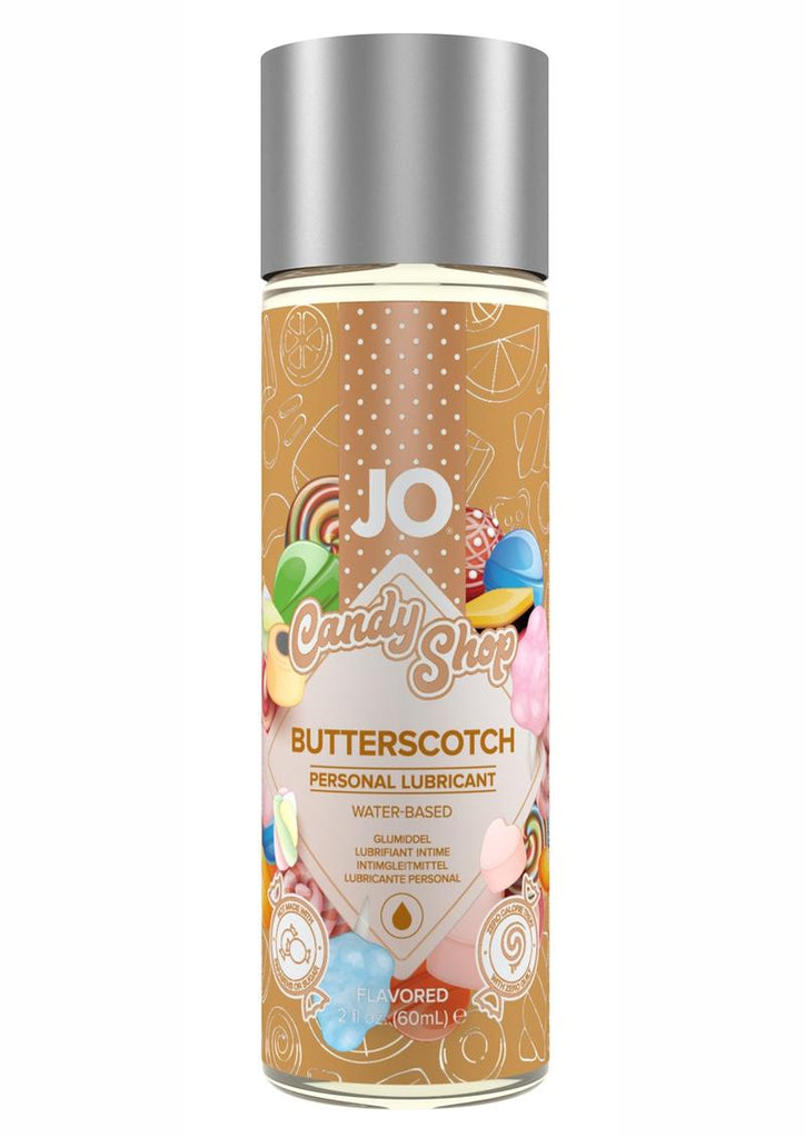 JO H2o Candy Shop Water Based Flavored Lubricant Butterscotch - 2oz