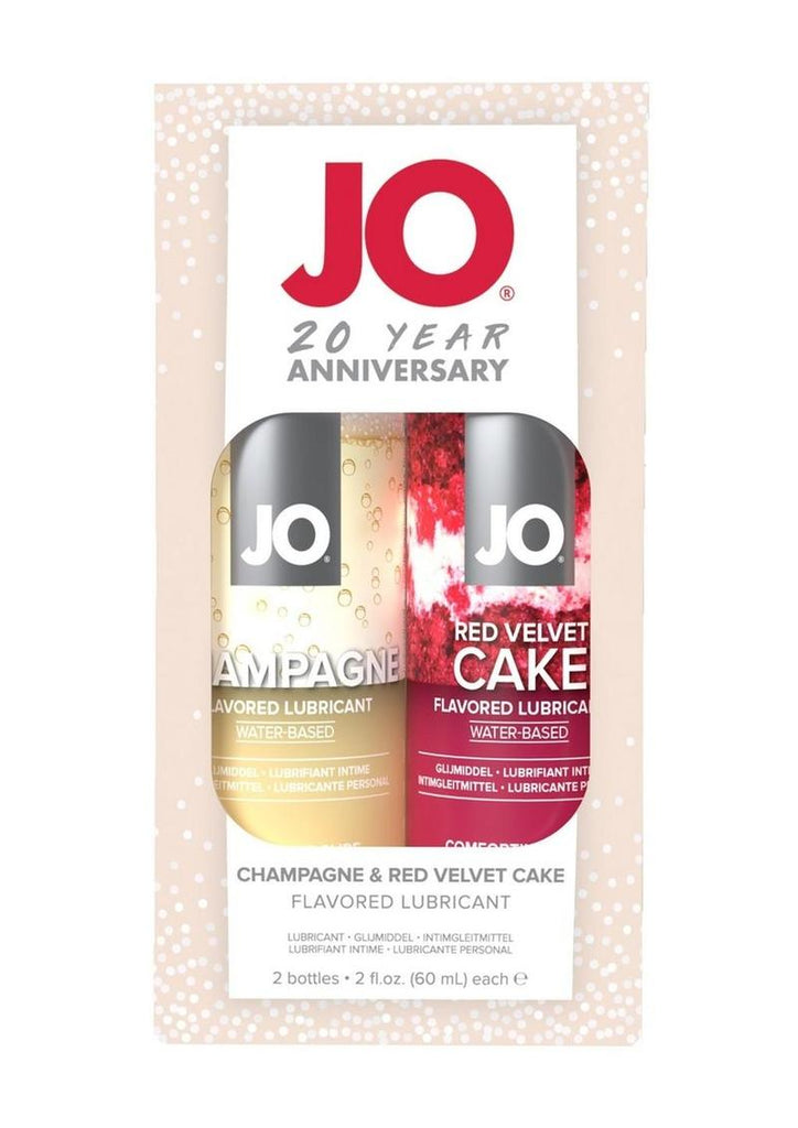 JO Limited Edition 20 Anniversary Gift Set - Champagne 2oz/Red Velvet Cake - 2oz