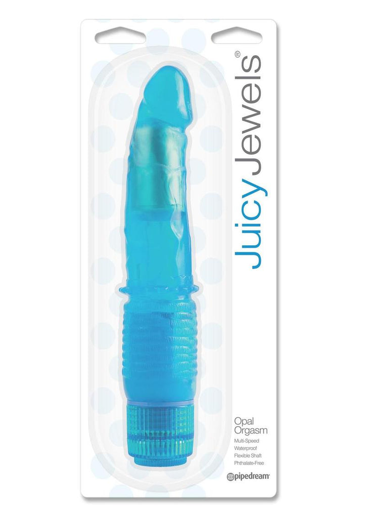 Juicy Jewels Opal Orgasm Vibrator - Blue