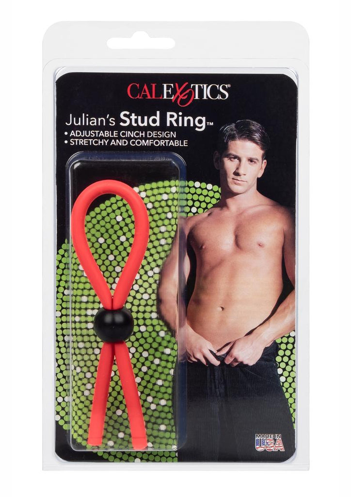 Julians Stud Ring Lasso Cock Ring - Assorted Colors/Multicolor