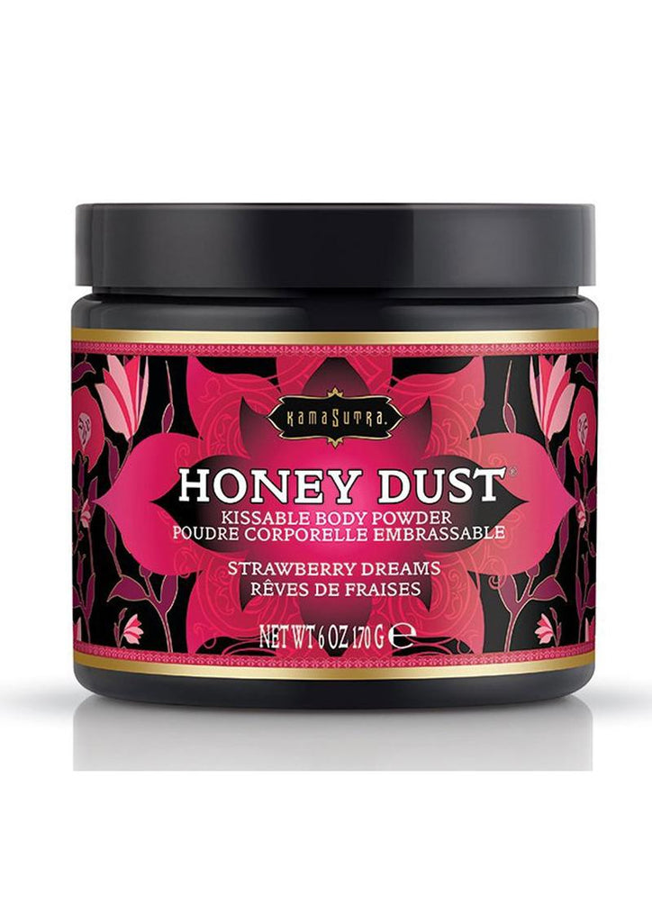 Kama Sutra Honey Dust Kissable Body Powder Strawberry Dreams - 6oz