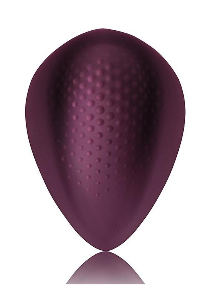 Knickerbocker Glory Rechargeable Silicone Clitoral Stimulator with Remote Control - Purple/Red