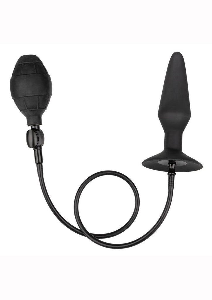 Large Silicone Inflatable Plug - Black - Large