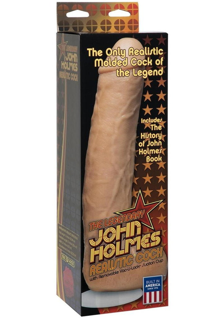 Legendary John Holmes Realistic Cock - Vanilla - 9.5in
